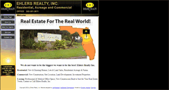 Desktop Screenshot of ehlersrealty.com